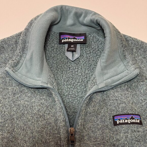 Patagonia Better Sweater Fleece Full Zip Jacket Teal Blue Women's Size XS - Picture 6 of 7